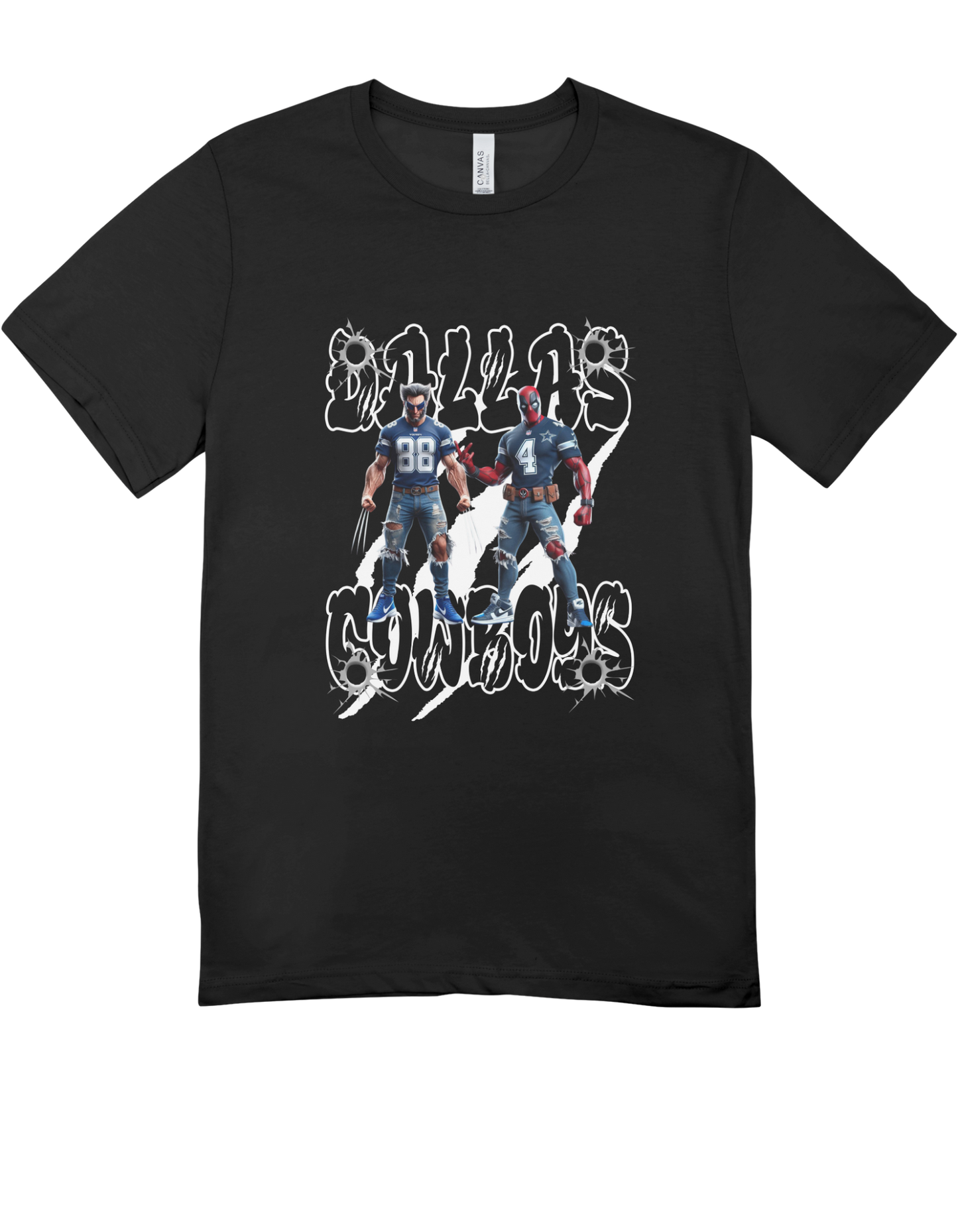 “Gridiron Heroes – NFL x Superhero Graphic Tee”