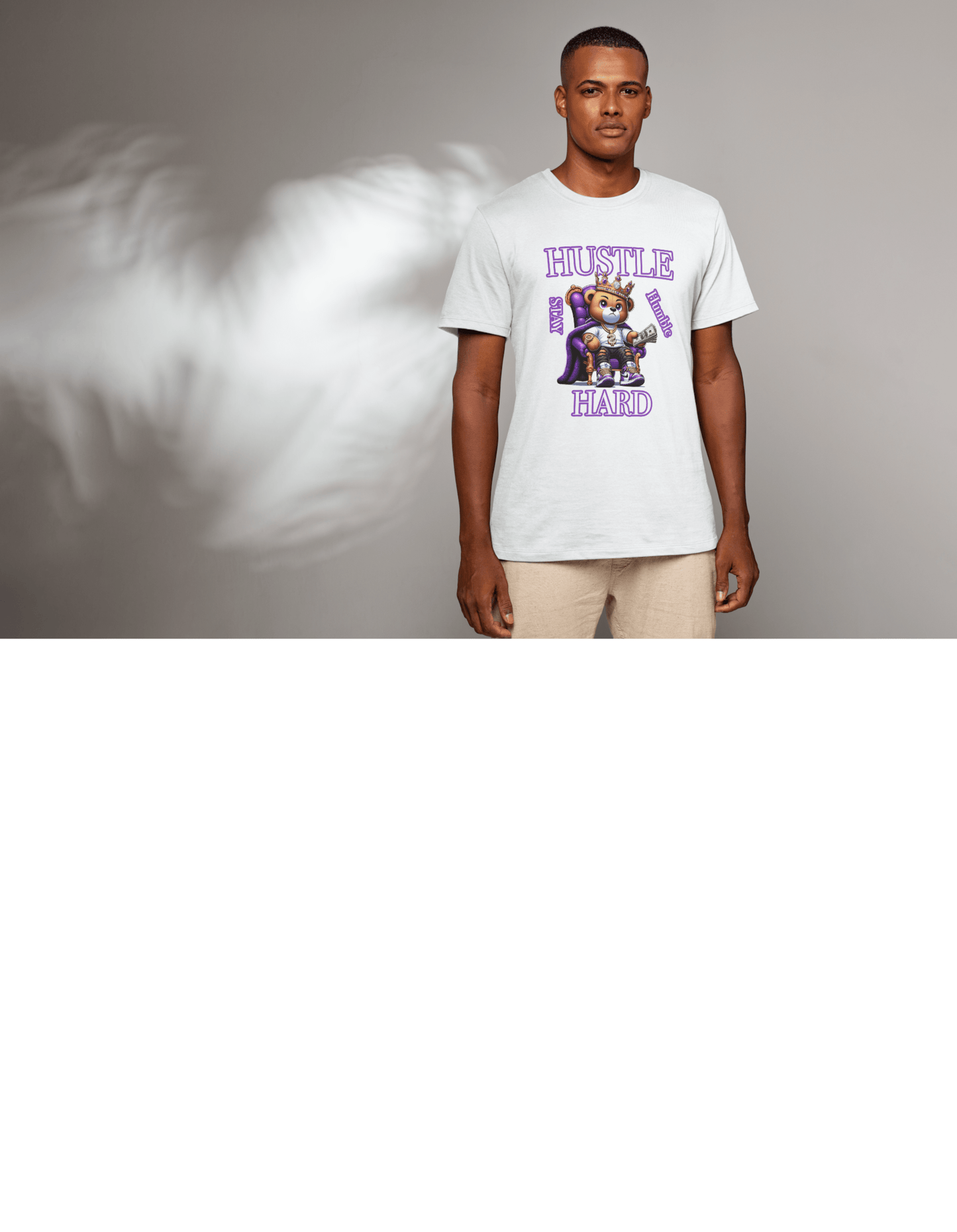 Hustle hard teddy - True Royalty