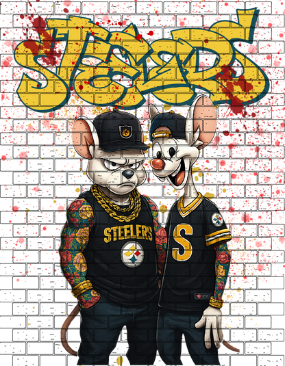 Black n yellow fan football