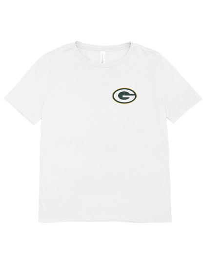 Football crew neck graphic tees