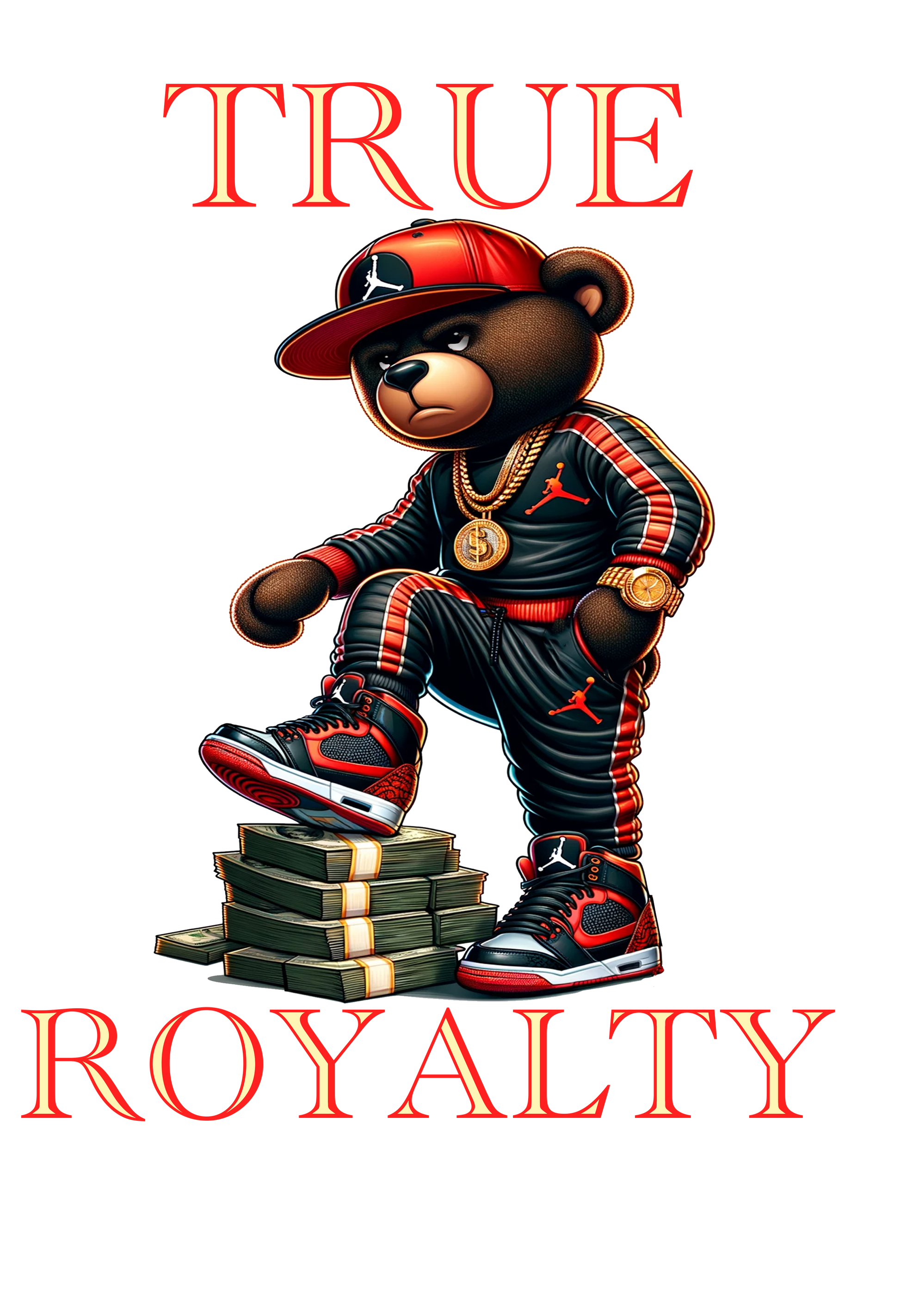 True Royalty: Teddy Bear Cash King Tee - True Royalty 