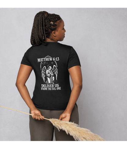 Guardian Angel Matthew 6:13 Christian Graphic Tee