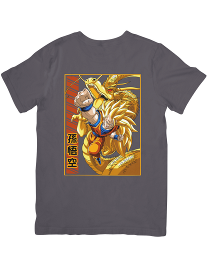 “Gold Goku – God Mode Streetwear Tee”