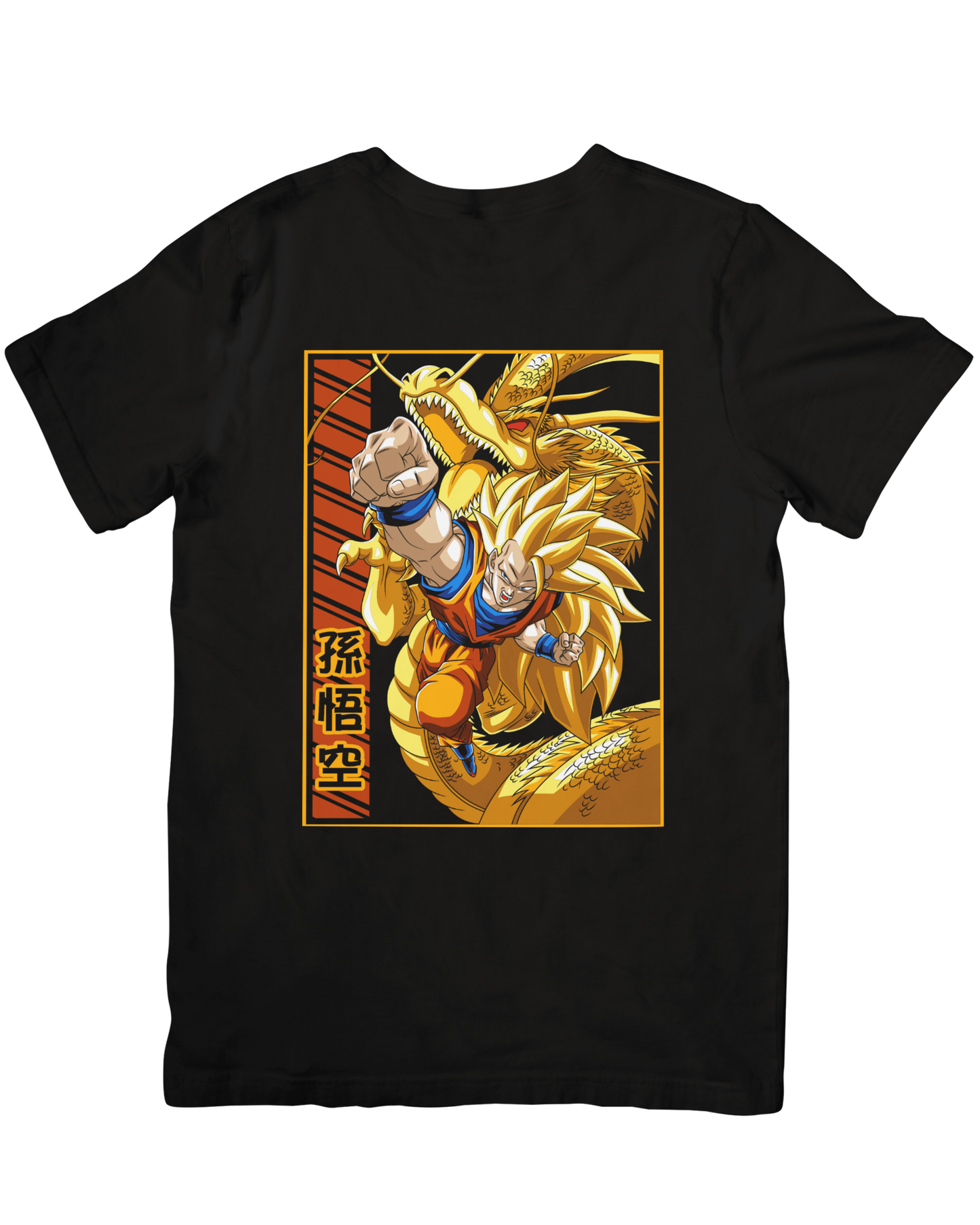 “Gold Goku – God Mode Streetwear Tee”