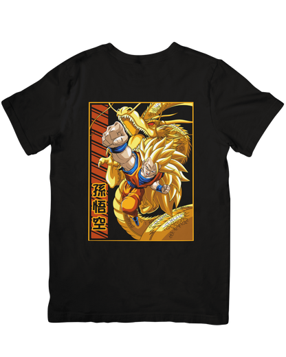 “Gold Goku – God Mode Streetwear Tee”