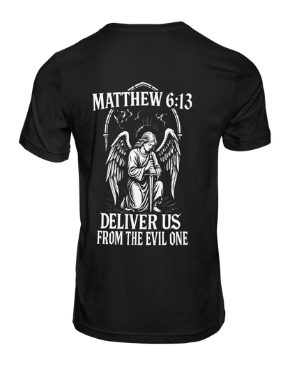 Guardian Angel Matthew 6:13 Christian Graphic Tee