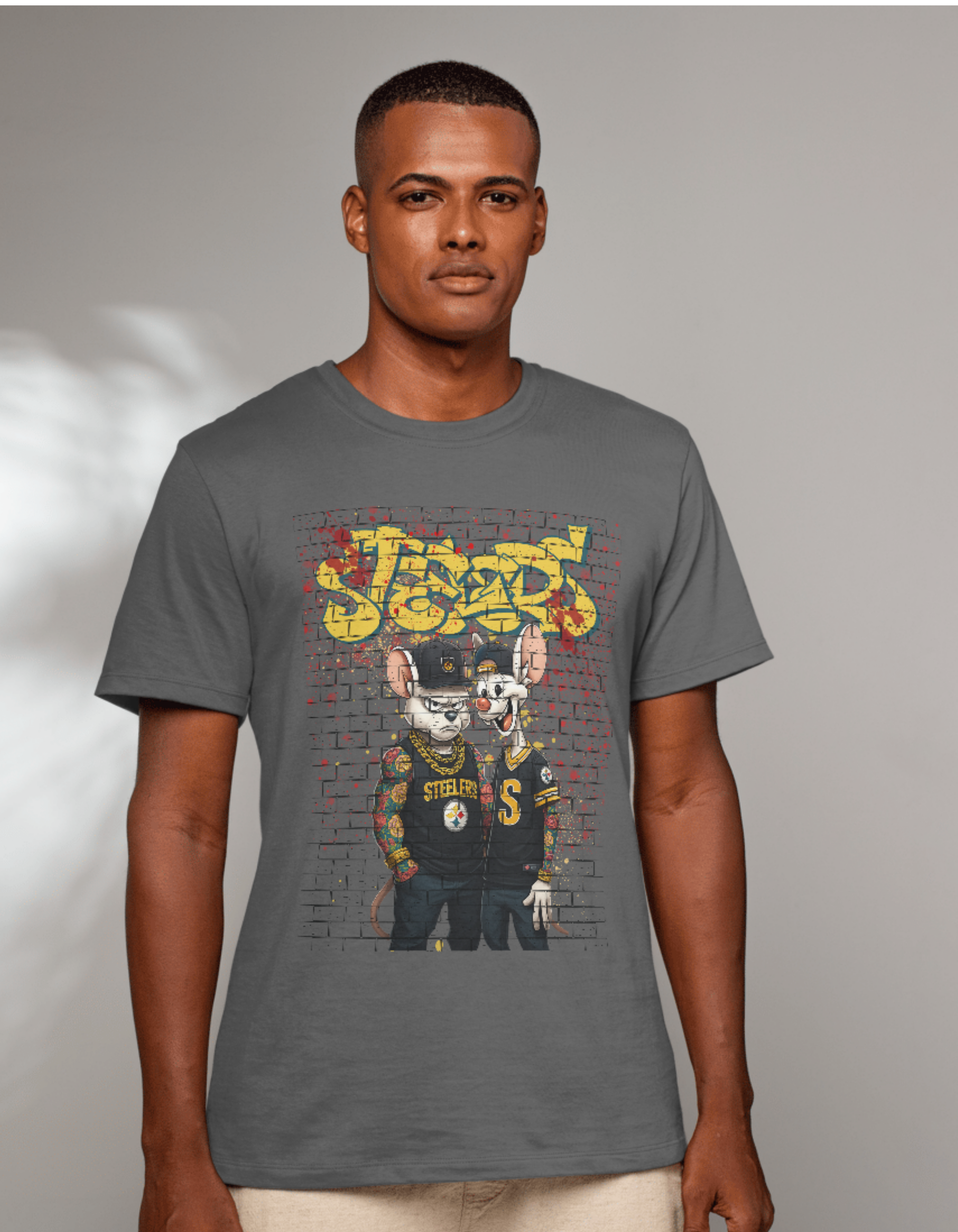 Black n yellow fan football